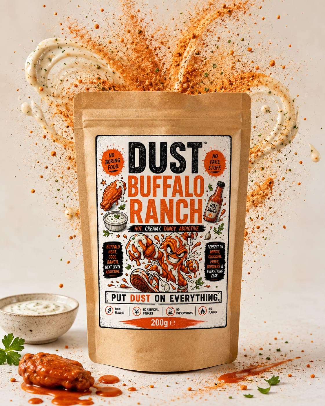 DUST Buffalo Ranch seasoning pouch