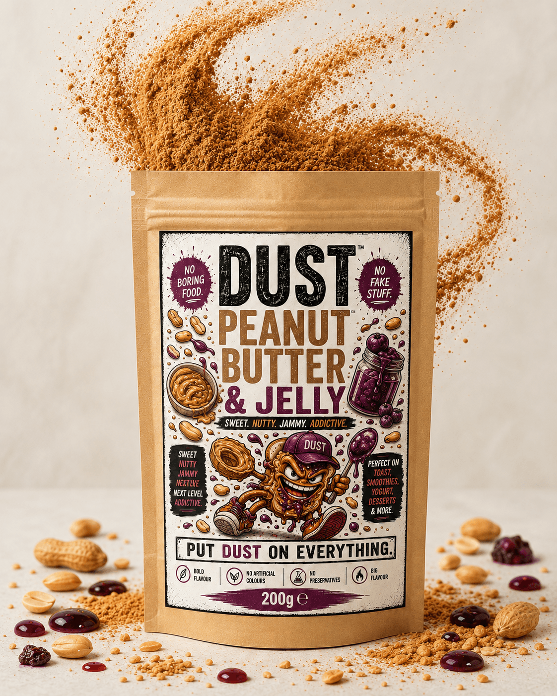 DUST Peanut Butter & Jelly seasoning pouch