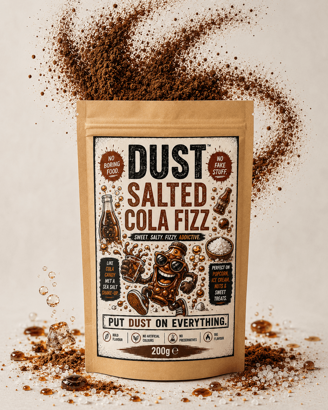 DUST Salted Cola Fizz seasoning pouch