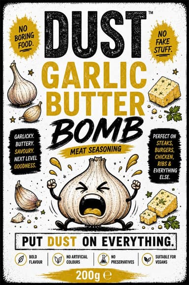 DUST Garlic Butter Bomb pouch