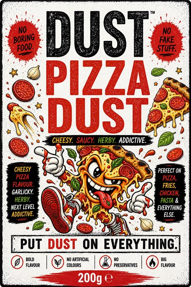 Pizza Dust seasoning pouch