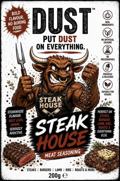 DUST Steakhouse pouch