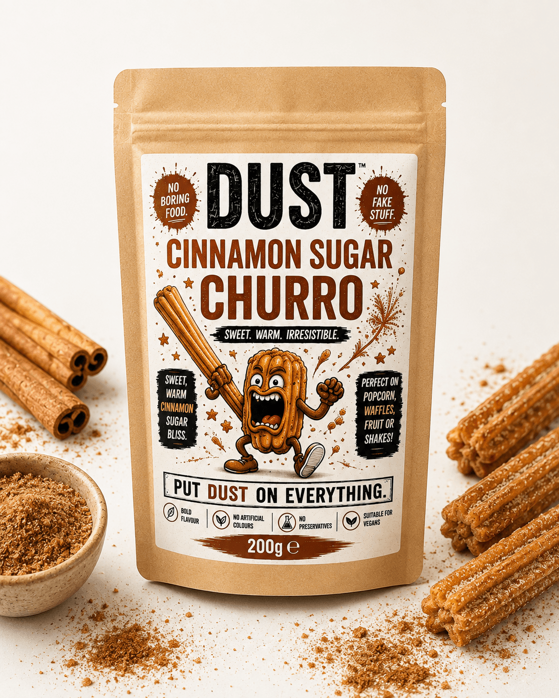 Cinnamon Churro Popcorn recipe