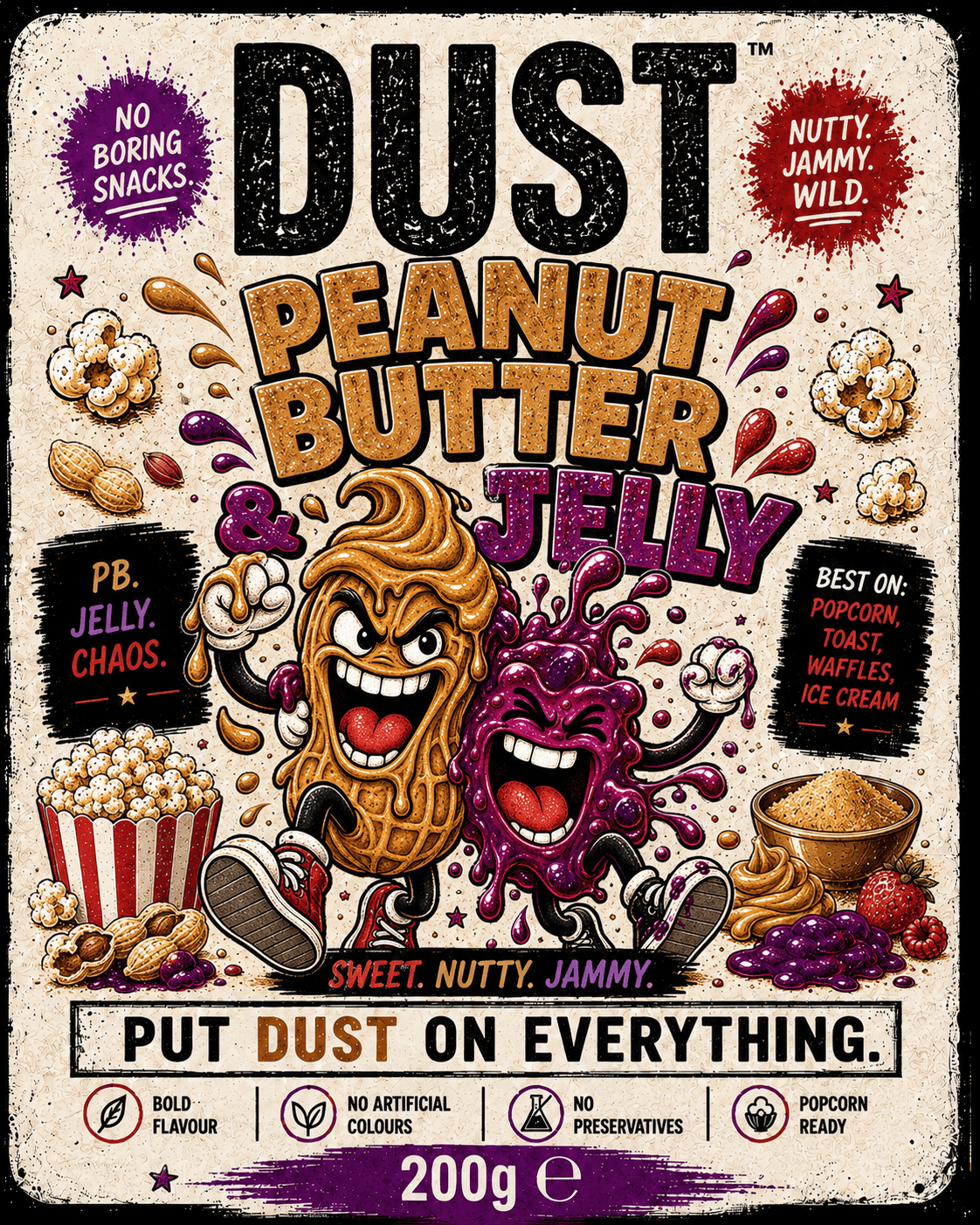 DUST Peanut Butter & Jelly Dessert DUST pouch
